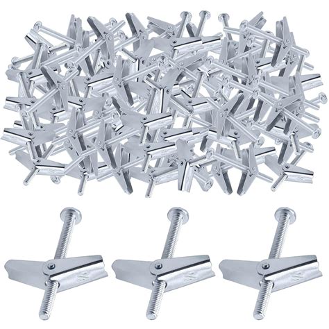 wing nut with metal hanging brackets|Glarks 60Pcs 1/4'' Zinc Plated Steel Round Head Toggle Bolt and .